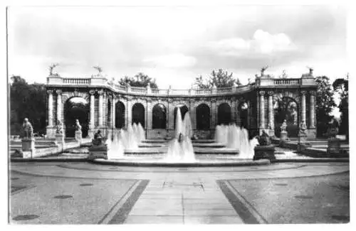 Ansichtskarte, Berlin Friedrichshain, Märchenbrunnen, 1955