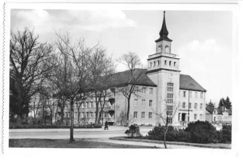 Ansichtskarte, Bautzen, Fachschule für Fördertechnik, 1960