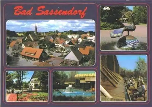 Ansichtskarte, Bad Sassendorf, fünf Abb., um 1995