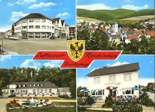 Ansichtskarte, Neukirchen, Knüllgebirge, 4 Abb., ca. 1979