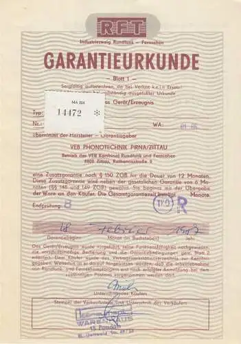 Bedienungsanleitung, Phonoautomat Ziphona MA 224, 1985