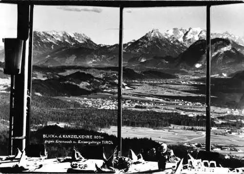 AK, Kramsach, Tirol, Ausblick vom Gasthaus Kanzelkehre, 1970