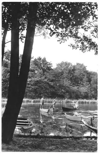 AK, Pätz Kr. Königs Wusterhausen, Idyll am Vordersee, 1965