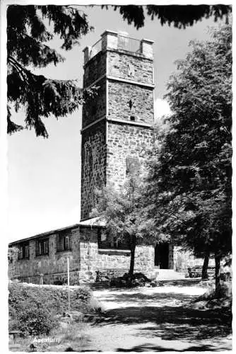 AK, Asenturm a. d. Ochsenkopf, Fichtelgebirge, um 1960