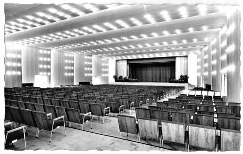 Ansichtskarte, Bad Orb i. Spessart, Konzerthalle, Theatersaal, um 1960