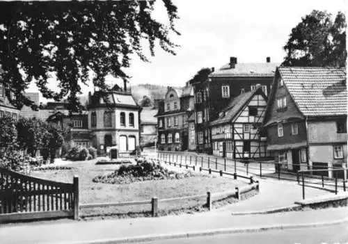 AK, Ruhla Thür. Wald, Platz des Friedens, 1961