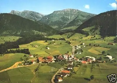 Ansichtskarte, Steibis im Allgäu, Luftbild, 1972