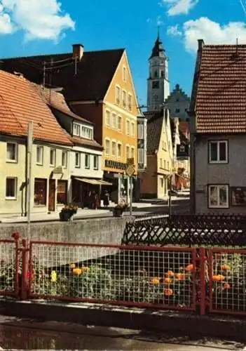 Ansichtskarte, Babenhausen Schwaben, Stadtgasse, 1980