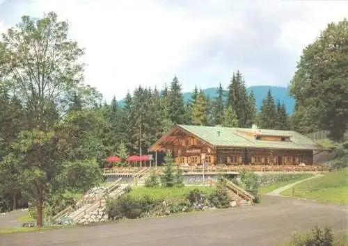 Ansichtskarte, Rottach-Egern, Café "Alpenwildpark", 1970