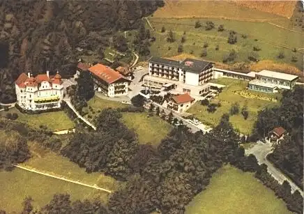 Ansichtskarte, Tegernsee, "Haus Bayern", Luftbild, 1971