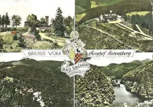 AK, Bad Sachsa Südharz, Berghof "Ravensberg", ca. 1965