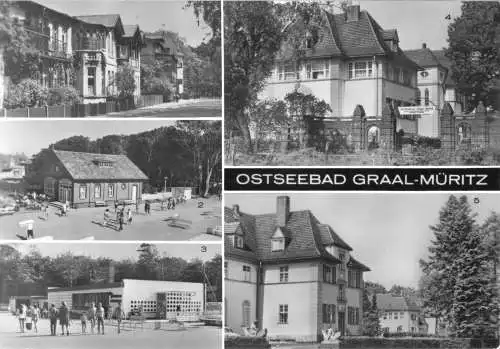 AK, Ostseebad Graal-Müritz, fünf Abb., 1984