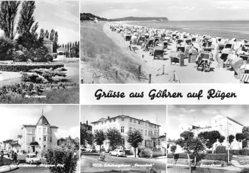 AK, Ostseebad Göhren Rügen, fünf Abb., 1973