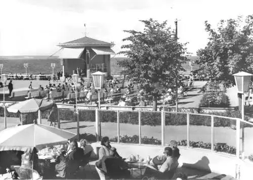 Ansichtskarte, Ostseebad Binz Rügen, Strandpromenade, belebt, 1982