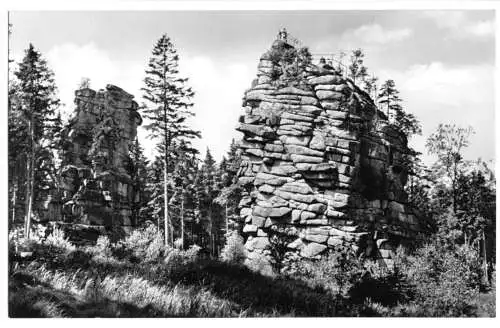 AK, Schierke Harz, Die Schnarcherklippen, 1962