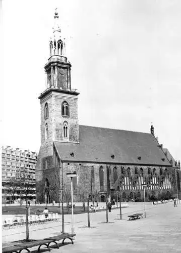 Ansichtskarte, Berlin Mitte, Marienkirche, 1971