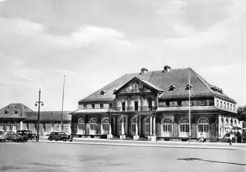 Ansichtskarte, Dresden, Italienisches Dörfchen, zeitgen. Pkw, 1959