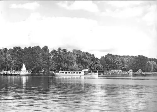 Ansichtskarte, Bad Saarow - Pieskow, Am Scharmützelsee, Version 2, 1967