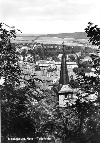 AK, Blankenburg Harz, Teilansicht, 1966