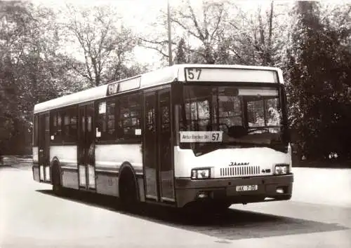 Ansichtskarte, Berlin, Berliner Omnibusse, Ikarus 415 - Prototyp, BVB, um 1987, 1990