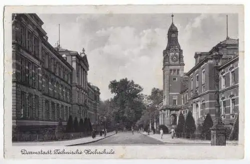 Ansichtskarte, Darmstadt, Technische Hochschule, 1943