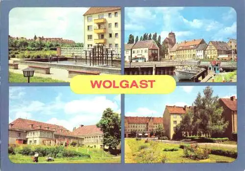 AK, Wolgast, vier Abb., 1979