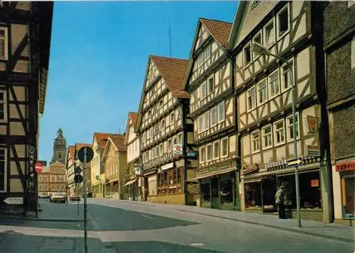 AK, Bad Wildungen, Straßenpartie in der Altstadt, um 1978