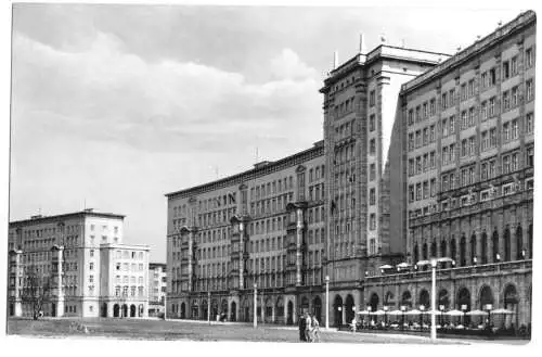 Ansichtskarte, Leipzig, Neubauten am Roßplatz, 1956