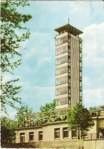 AK, Berlin Köpenick, Müggelturm mit Gaststätte, 1963