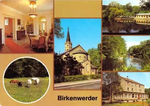 Ansichtskarte, Birkenwerder Kr. Oranienburg, sechs Abb., gestaltet, 1984