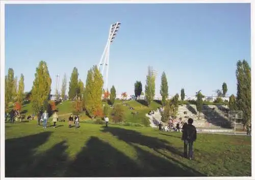 Ansichtskarte, Berlin Prenzlauer Berg, Spätsommer im Mauerpark, um 2008