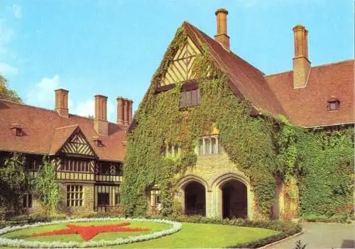 Ansichtskarte, Potsdam, Schloß Cecilienhof, Innenhof, 1985