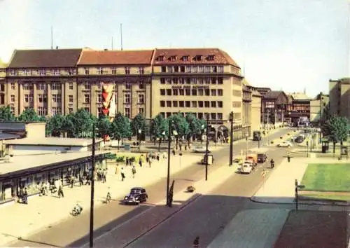 Ansichtskarte, Berlin Mitte, Friedrichstr. Ecke Unter den Linden, 1961