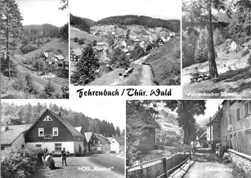 AK, Fehrenbach Kr. Hildburghausen, fünf Abb., 1976