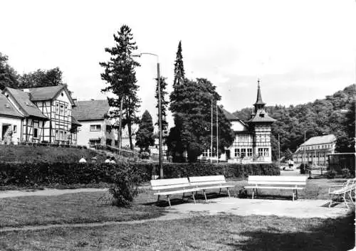 Ansichtskarte, Harzgerode OT Alexisbad, Kreisstr., 1981