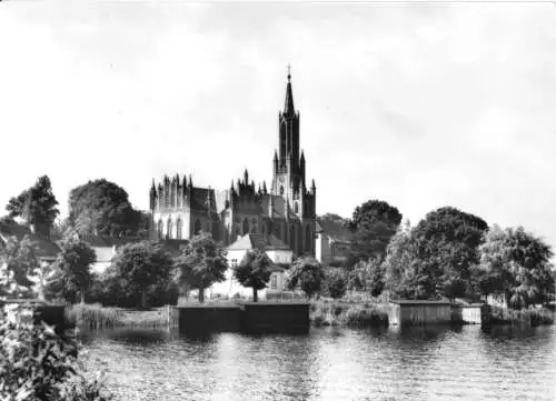 Ansichtskarte, Malchow Meckl., Klosterkirche, 1972