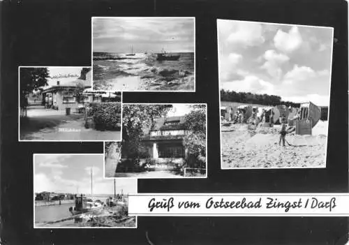 AK, Ostseebad Zingst, fünf Abb., gestaltet, 1968