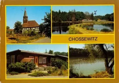 AK, Chossewitz Kr. Beeskow, 4 Abb., 1988