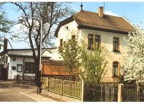 Ansichtskarte, Leipzig, Vereinshaus d. Kleingärtnervereins, 1995