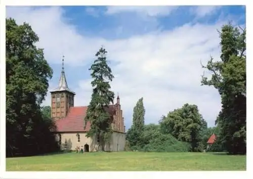 AK, Schwedt Oder OT Criewen, Kirche im Schloßpark, 2002