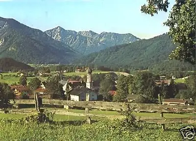 Ansichtskarte, Fischbachau Leitzachtal, Teilansicht, 1980