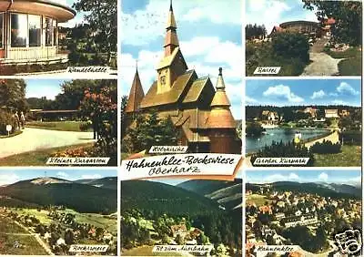 Ansichtskarte, Hahnenklee-Bockswiese, acht Abb., ca. 1965