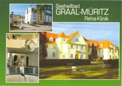 Ansichtskarte, Seeheilbad Graal-Müritz, Reha-Klinik, 1996