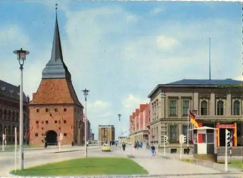 Ansichtskarte, Rostock, Steintor, 1962