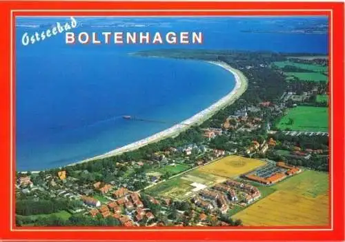 AK, Ostseebad Boltenhagen, Luftbildansicht, um 1999