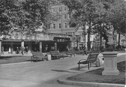 Ansichtskarte, Dresden, Anlagen an der Str. der Befreiung, 1981