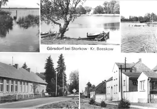 Ansichtskarte, Görsdorf bei Storkow Kr. Beeskow, fünf Abb., 1985