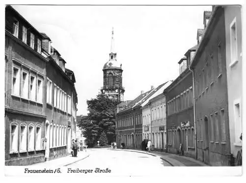 AK, Frauenstein Erzgeb., Freiberger Str., 1973