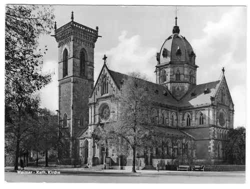 AK, Weimar, Kath. Kirche, 1963