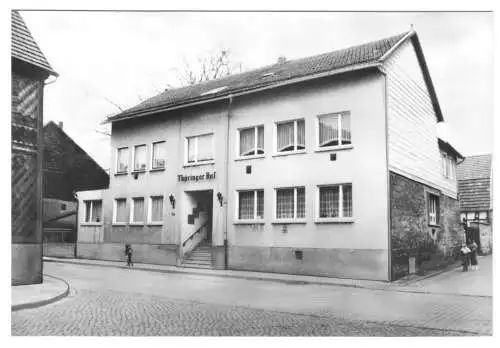 Ansichtskarte, Breitenworbis Eichsfeld, Gaststätte "Thüringer Hof", 1988